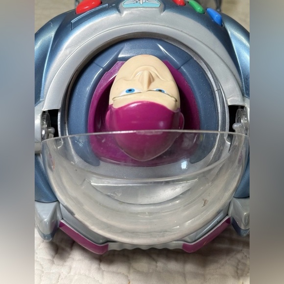 TOY STORY 1999 BUZZ LIGHTYEAR 12" DISNEY PIXAR ACTION FIGURE BLUE GRAY Working - Picture 13 of 14